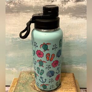 Life Is Good Beach/Nautical Water Bottle